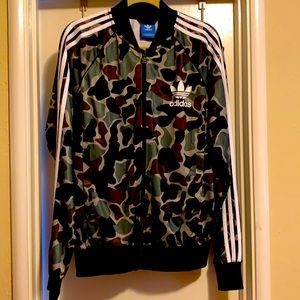 Adidas Original Camo Track Jacket Size L
